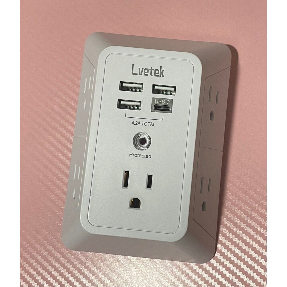 Lvetek multi plug outlet extender